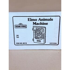 Vintage 90s Tyco Sesame Street Elmo Animals Learning Machine 38119 Boxed Toy